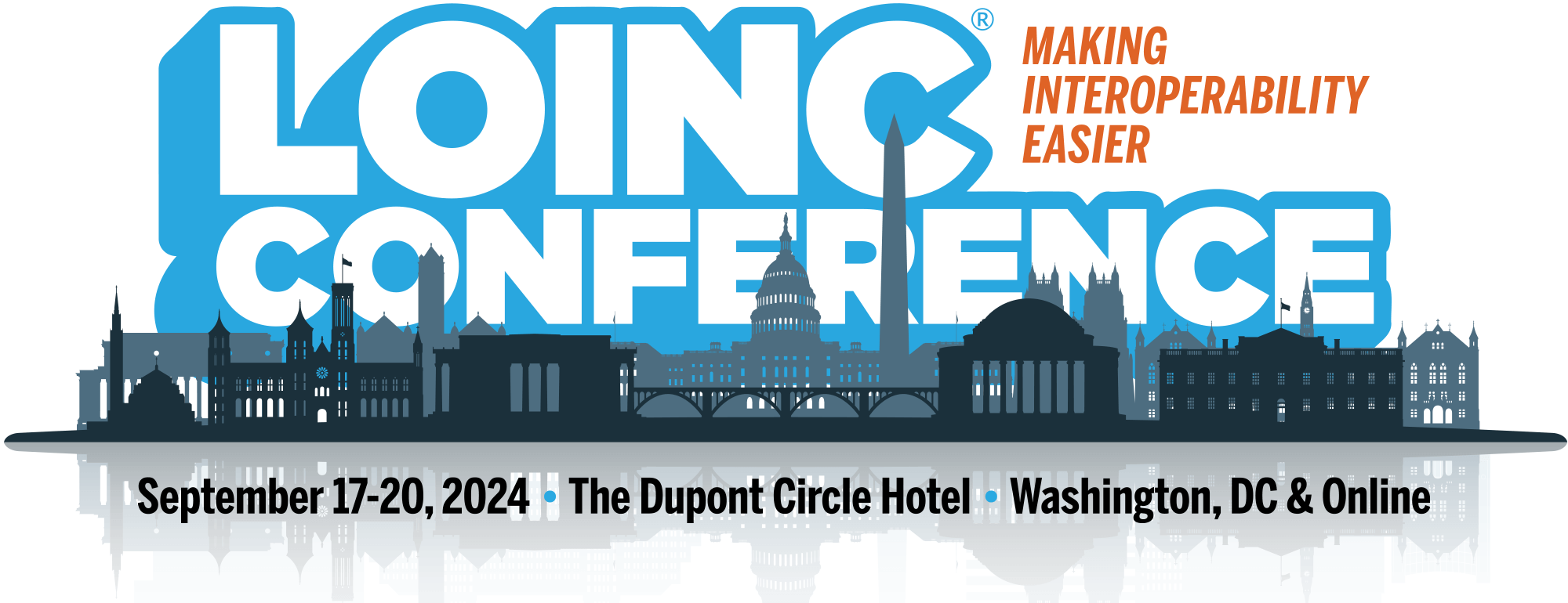 LOINC Conference: September 17-20, 2024 at The Dupont Circle Hotel in Washington, DC and Online. The theme is: Making Interoperability Easier